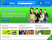 Tablet Screenshot of click2campus.com